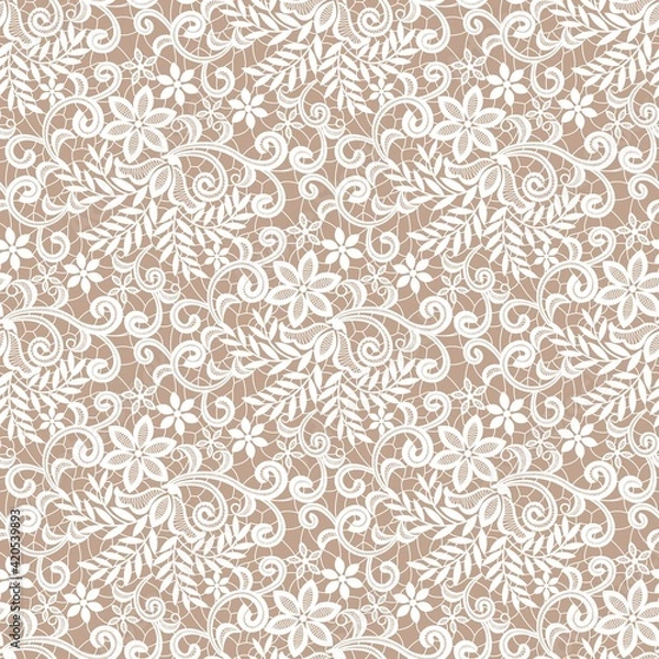 Obraz lace with lilies