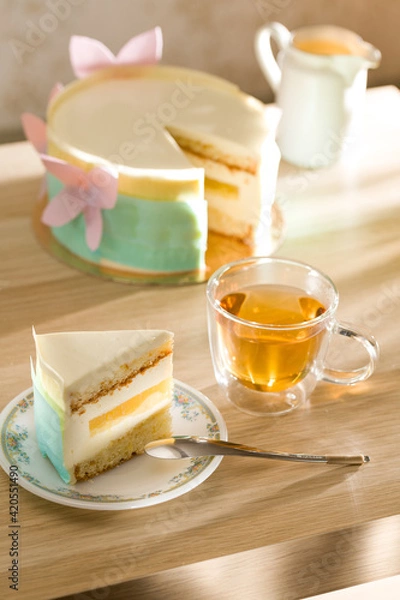 Obraz Tea Cake On A Sunny Day