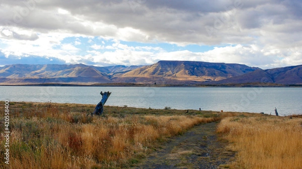 Obraz Lake and mountains