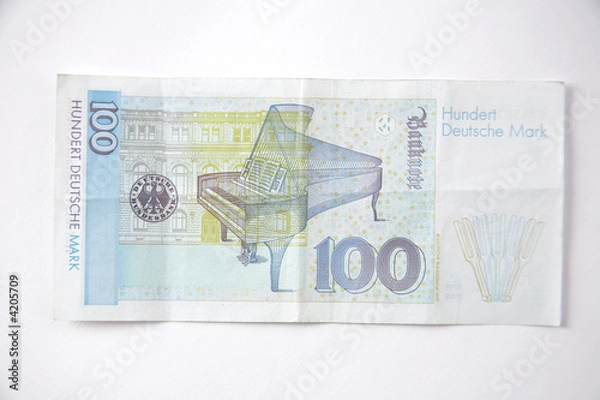 Obraz 100 D-Mark, Rückseite