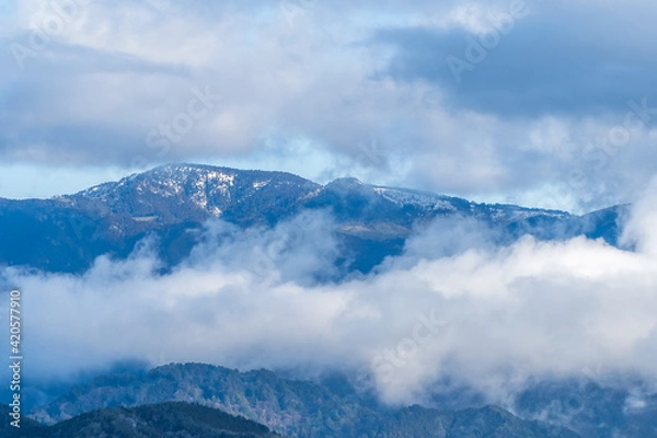 Fototapeta 山と雲