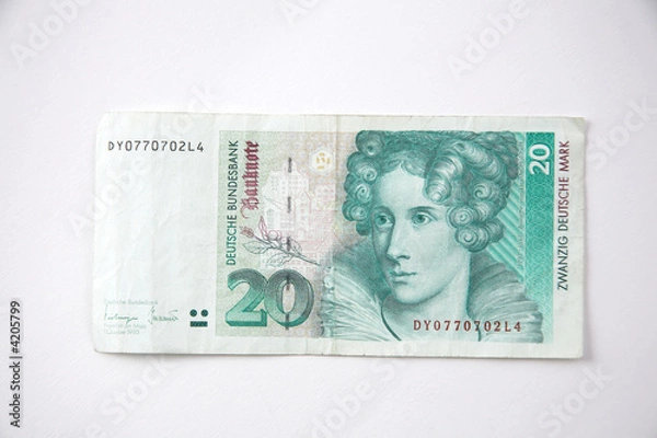 Obraz 20 D-Mark, Vorderseite