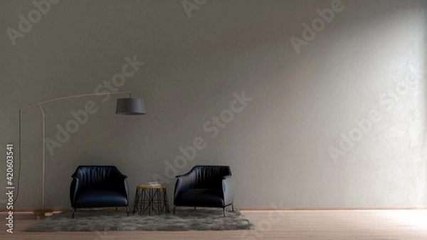 Obraz Minimalist room, Interior, daylight