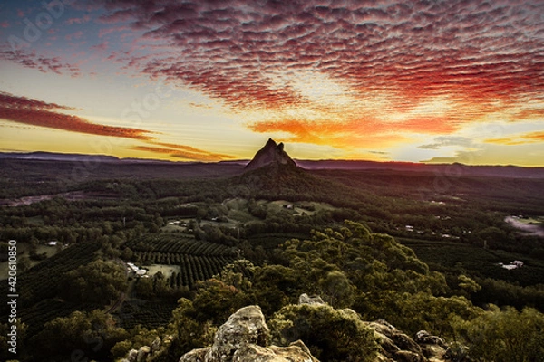Obraz Glasshouse Mountains