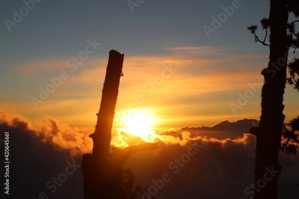 Obraz Sunset in the clouds