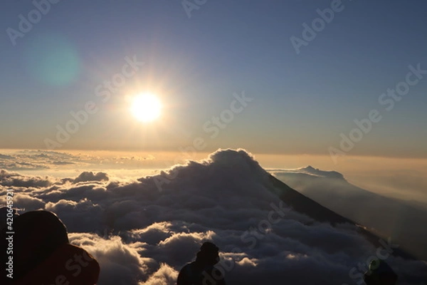 Obraz sunrise over the mountains