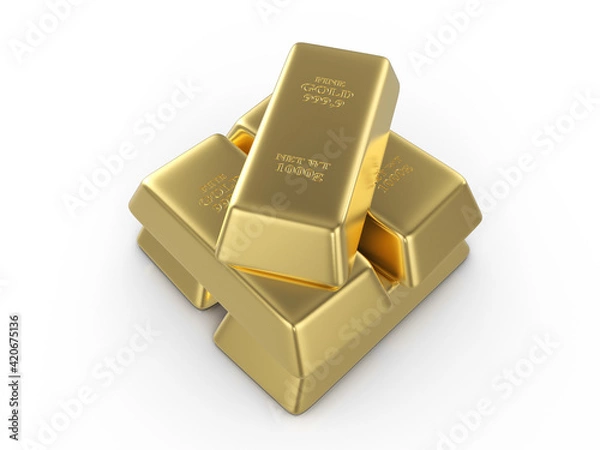 Obraz Gold bars