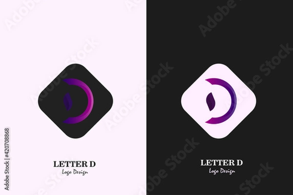 Fototapeta Simple logo design. Minimalist style, creative and modern. suitable for a brand name