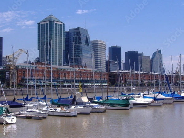 Obraz przystań w Buenos Aires