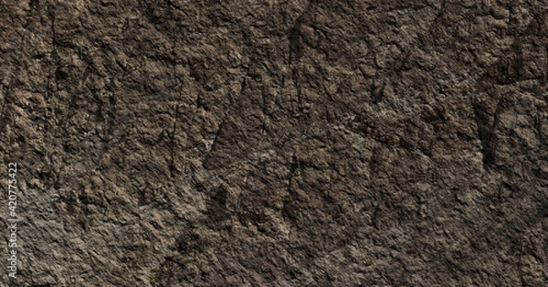 Fototapeta Rock texture background. The rough mountain.