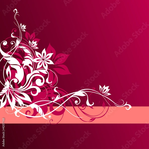 Fototapeta floral background