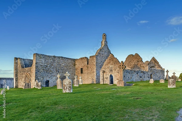 Fototapeta Clonmacnoise abbey, Ireland