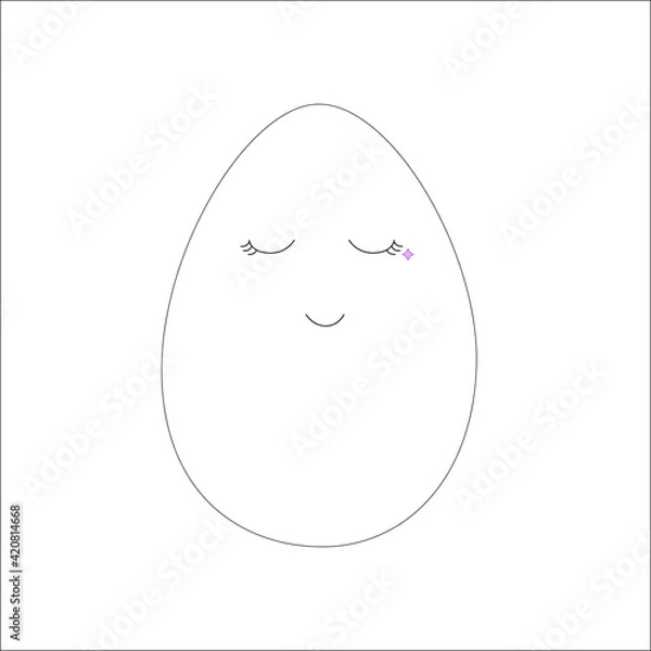 Obraz Easter egg with decoration 