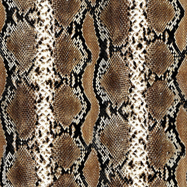 Obraz Seamless snake texture