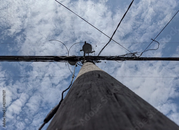 Obraz Power Line and Sky