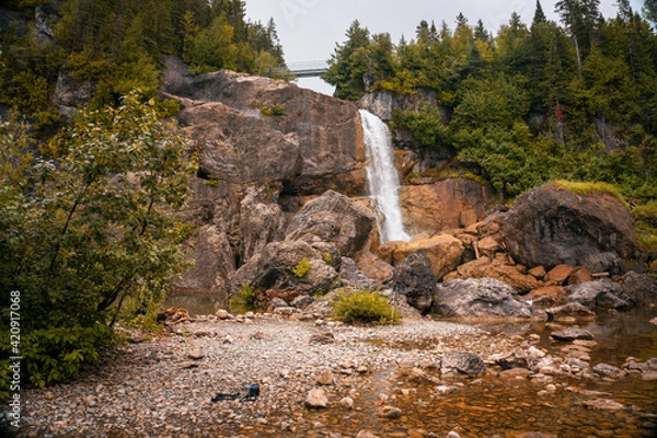 Obraz waterfall in the forest