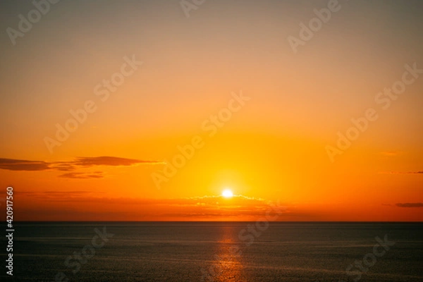 Obraz sunset over the sea