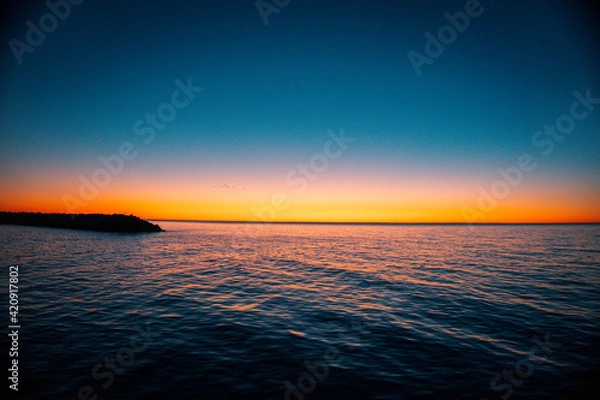 Obraz sunset over the sea