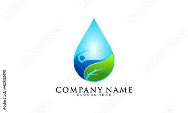 Fototapeta Nature spa vector icon