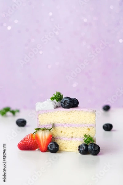 Obraz Cakes, sweets, pancakes and cream
