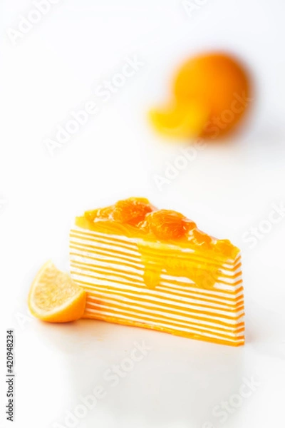 Obraz Cakes, sweets, pancakes and cream