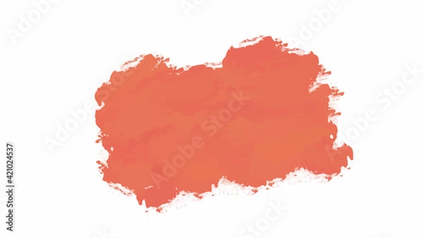 Fototapeta Orange watercolor background for textures backgrounds and web banners design