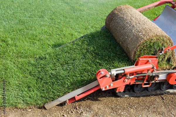 Obraz Maszyna do bilingowa trawy