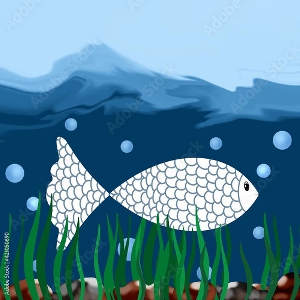 Obraz fish in the sea