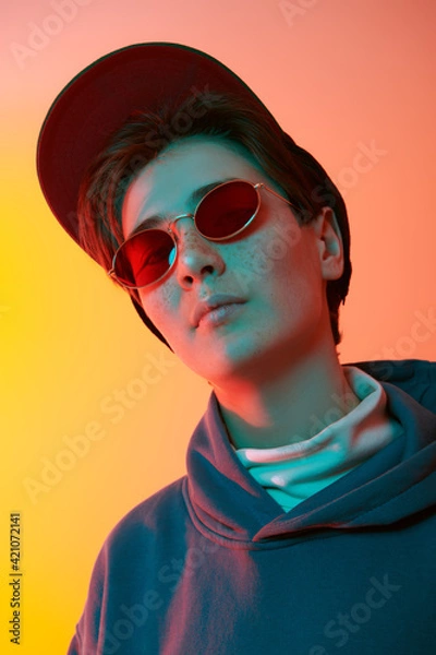 Fototapeta trendy teenage boy
