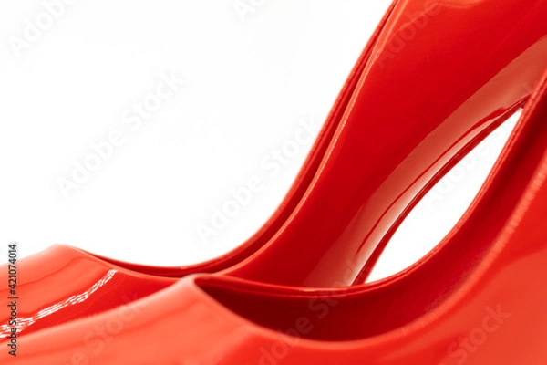 Obraz red heel shoes