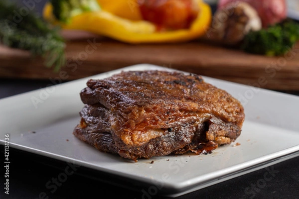 Fototapeta Beef fillet rump steak