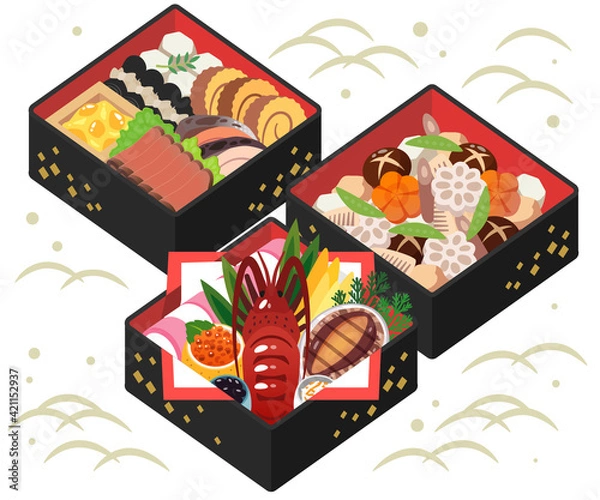 Fototapeta おせち