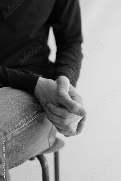 Fototapeta Man's hands