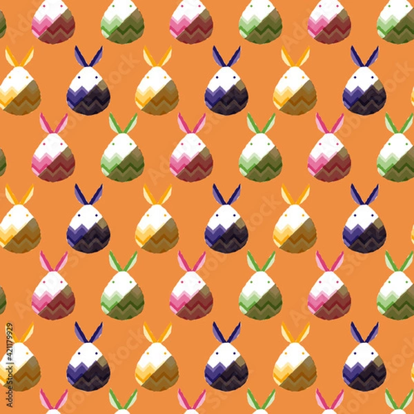 Obraz 卵のウサギ2