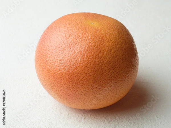 Obraz Whole grapefruit isolated on white background.