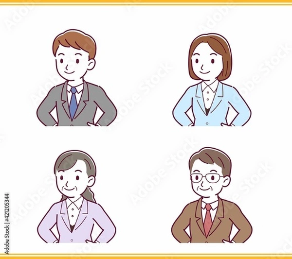 Fototapeta 人物の斜め