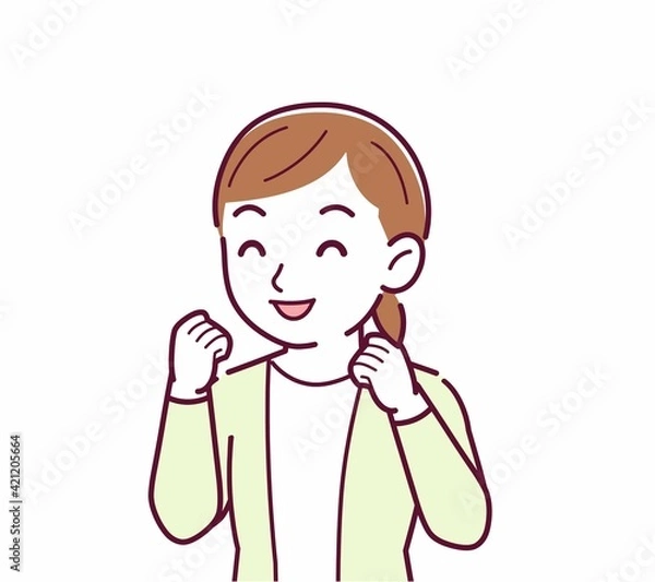 Fototapeta 人物の斜め