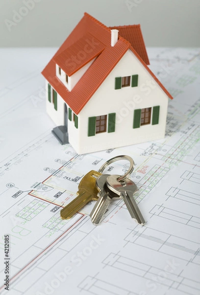 Obraz House and keys