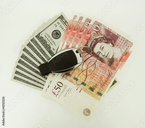 Obraz dollar key fifty