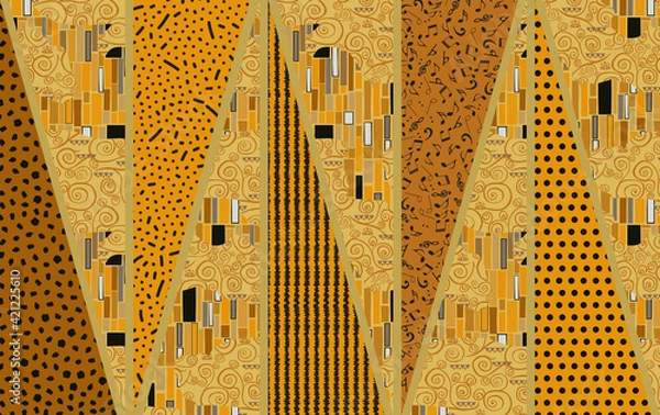 Obraz klimt background vector