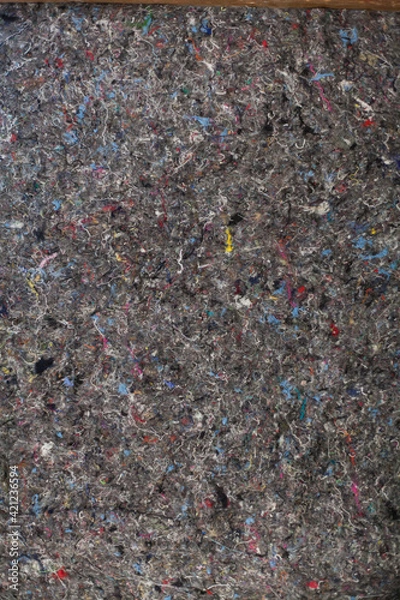 Obraz Designed painters' cover fleece Multi-fleece in perspective drip protection spill protection paint blobs painting trade building trade renovating floor protection underlay paint wall