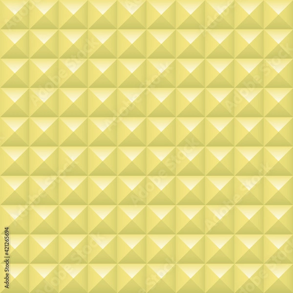 Fototapeta Beige squares background. Mosaic tiles pattern. Seamless vector illustration.