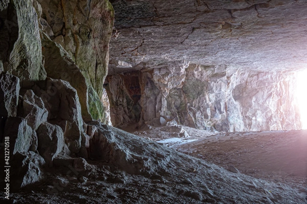 Obraz Exit from the cave to the light