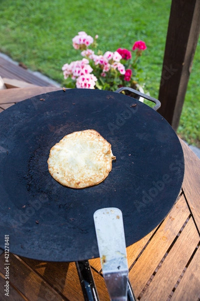Obraz Delicious Outdoor Pancake