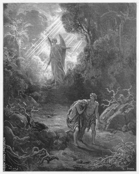 Obraz Sacrifices driven out of Eden