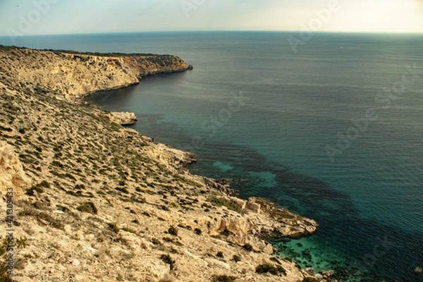 Obraz costa mediterranea, el toro