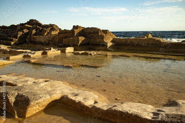 Obraz estanque natural de agua 