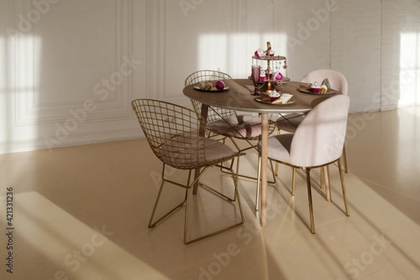 Fototapeta dining room interior with table