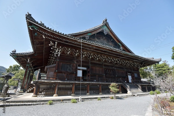 Fototapeta 清凉寺　釈迦堂　京都市嵯峨