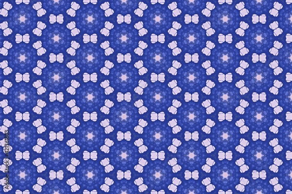 Fototapeta Colorful geometric abstract pattern for textile and design